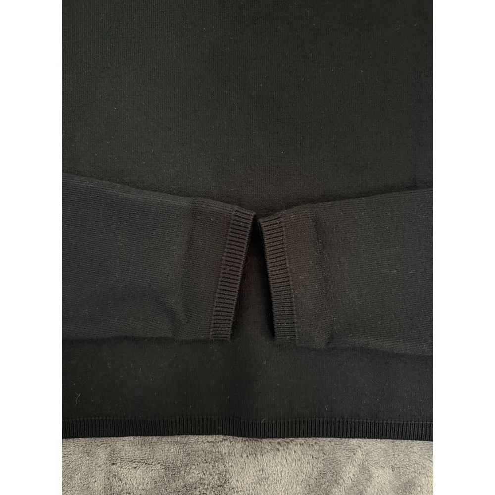 Antonio Melani Women's Small Black Mock Neck Sweater Cropped Career Minimalist - Picture 10 of 11